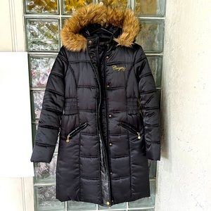 COOGI Vintage Woman  faux fur puffer Jacket  - Medium